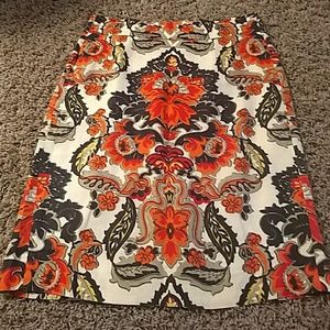 J. Crew Linen Knee-Length Skirt